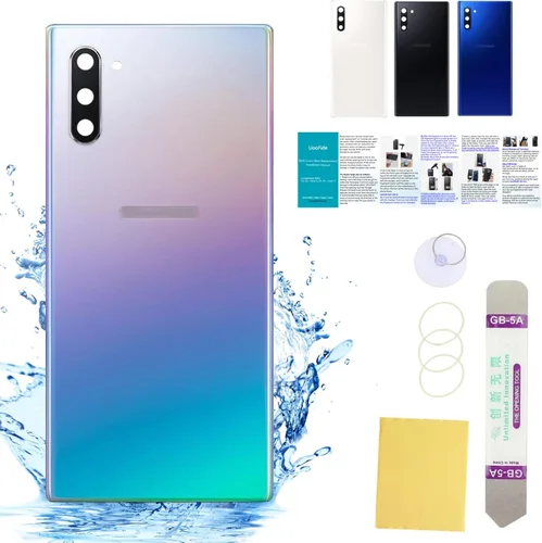 Vista 46 de Compatible con Samsung Galaxy Note 9 - Cubierta de vidrio trasera de repuesto de 6.4 pulgadas SM-N960 para todos los operadores con manual