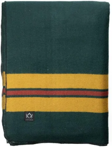 Vista 9 de Arcturus Rainier Manta de Lana - 4.5 libras cálida, pesada, lavable, grande Ideal para camping, al aire libre, supervivencia y kits de emergencia