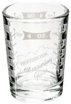 Vista 2 de Vasos medidores profesionales, dos vasos medidores de 4 oz (2)