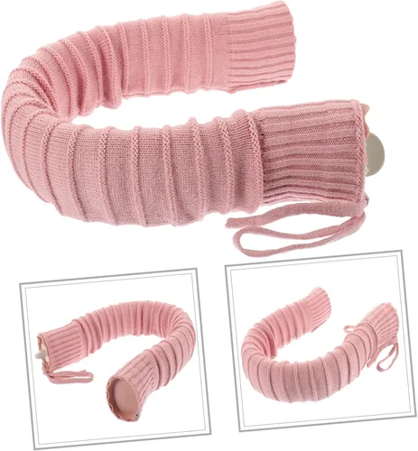 Vista 3 de Bolsa de agua caliente para cuello en forma de U con funda extraíble, bolsa de agua segura recargable para alivio de vértebra cervical, lavable