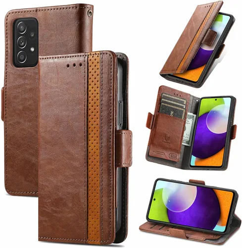 Vista 38 de Funda para Samsung Galaxy Z Fold3 5G, funda para Samsung Galaxy Z Fold 3 5G Funda de piel sintética con ranuras para tarjetas Flip Stand Funda Negro