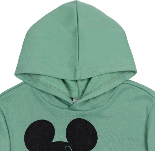 Vista 3 de Disney Sudadera con capucha de Mickey Mouse para niños pequeños color rojo 2T Rojo