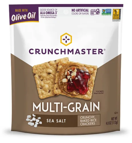 Vista 2 de Crunchmaster Sal marina multigrano sin gluten