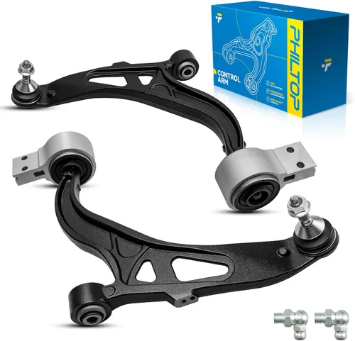 Vista 127 de PHILTOP Kit de suspensión ajustable de elevación de 1-6 pulgadas, 4 piezas de brazos de control superiores e inferiores delanteros compatibles