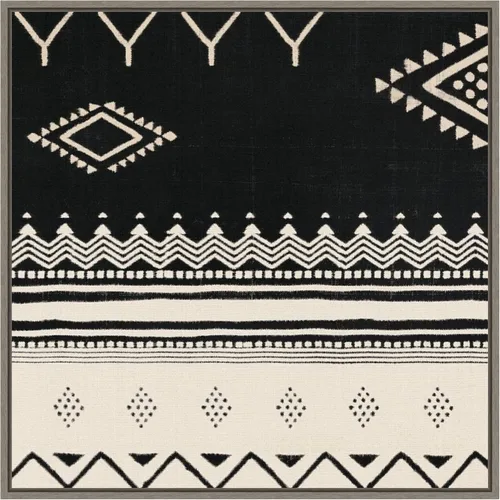 Vista 14 de Amanti Art Framed Canvas Wall Art 30x30 Geo Textile Crop II by Victoria Barnes, Framed Wall Art Canvas, Abstract Artwork, Modern Decor, Large Poster