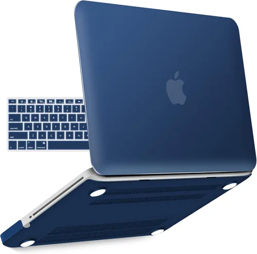 Vista 24 de IBENZER Compatible con MacBook Pro de 13 pulgadas A1278 Release 2012-2008, carcasa rígida de plástico con cubierta de teclado para Apple versión