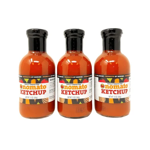 Vista 16 de Nomato - Paquete de 4 de Salsa de Ketchup Original Sin Tomate (13 oz) - Sin Tomate, Sin Gluten, Sin Nueces y Sin Lácteos (Ketchup, Paquete de 4)
