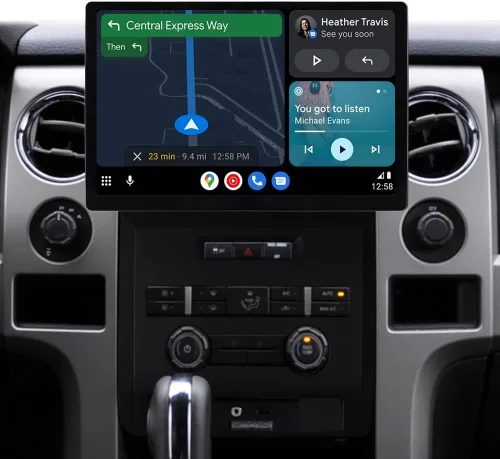 Vista 9 de Radio de coche Android 15 para Ford F150 2009-2014 - Pantalla táctil QLED de 13.1 pulgadas, CPU Octa-Core, CarPlay inalámbrico y Android Auto