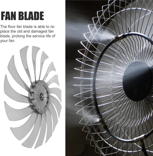 Vista 7 de DOITOOL Cuchillas de ventilador de repuesto de 14 pulgadas para ventiladores de mesa y de pie, aspas de ventilador eléctrico universales