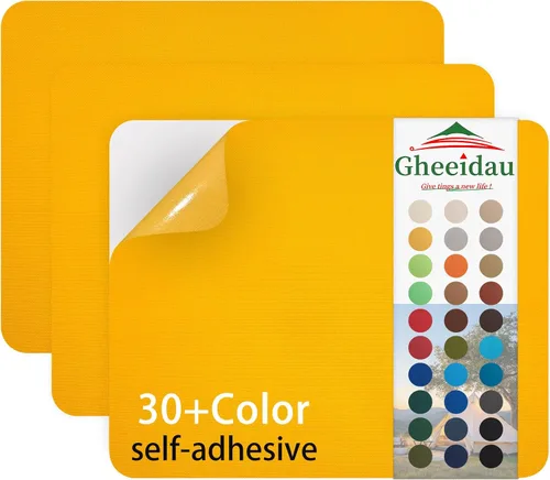 Vista 27 de Parche de reparación de lienzo de 9 x 11 pulgadas, 3 piezas, impermeable, parche de reparación de tela autoadhesiva para tiendas de campaña