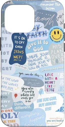 Vista 18 de Funda estética para iPhone 12 mini de versículos de la Biblia cristiana con frases positivas