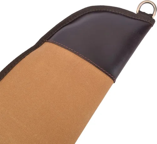 Vista 7 de WAYNE'S DOG Bolsa de transporte de escopetas acolchada de 52 pulgadas, funda de cuero y lona de algodón con escopeta ajustable
