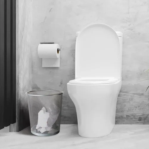 Vista 6 de Zeyune Silver Office Trash Can Mesh Trash Can 4 Gallon Metal Wire Mesh Waste Paper Basket Round Small Garbage Bin for Office Bathroom Home Bedroom