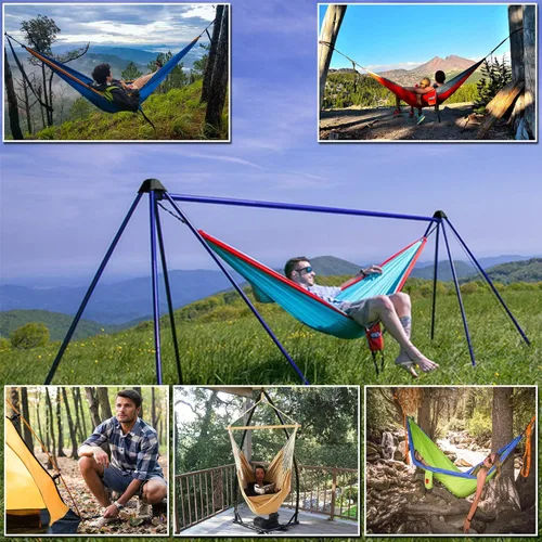 Vista 5 de Carabiner Clip, 3" Iron Heavy Duty Carabiners 855lbs-11KN/2475lbs for Hammocks, Camping Accessories,Hiking,Keychains,Outdoors and Gym etc,D Shaped