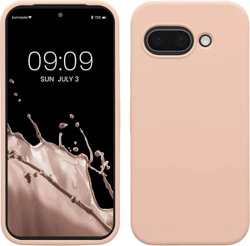 Vista 29 de kwmobile Funda Compatible con Google Pixel 6 Pro - Funda de Teléfono de Silicona TPU con Acabado Suave - Azul Caribe