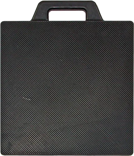 Buyers Products OP18X18R Almohadilla de Apoyo de Goma, 18 X 18 X 2 Pulgadas de Grosor, Almohadilla de Goma Sólida para Grúa con Superficie