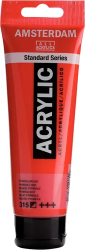 Vista 61 de Amsterdam Serie Estándar Tubo de Pintura Acrílica 120ml Azo Naranja 276 (17092762)