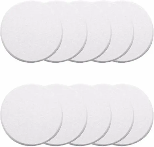 Vista 9 de Wideskall® Protector autoadhesivo para pomo de puerta redondo blanco (tamaño estándar de 3 pulgadas, 2.0 pulgadas)