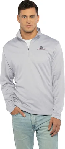 Vista 21 de Vantage Apparel NCAA Collegiate Micro Mesh Performance Gris Sudadera con cremallera de 1/4 para hombre