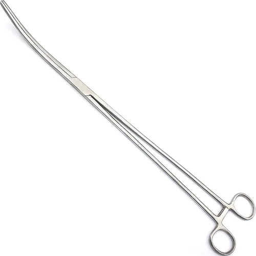 Vista 18 de Pinzas de bloqueo multiusos de hemostático Pean rectas y curvas con dientes serrados, de acero inoxidable - Hemostáticos para enfermeras, fórceps