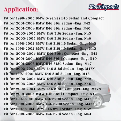 Vista 3 de Forwinparts Empuñadura trasera de la tapa del maletero con botón de llave para BMW E46 323i 325i 325xi 328i 330i 330xi 51137170966 1998 1999 2000