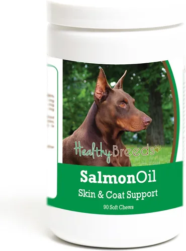 Vista 325 de Healthy Breeds Affenpinscher - Masticables suaves de aceite de salmón, 90