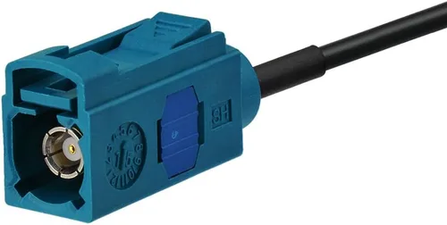 Vista 6 de Bingfu Fakra Z hembra a macho cable de extensión de antena de vehículo 3.3 ft 3 pies para coche estéreo Android unidad principal navegación GPS FM