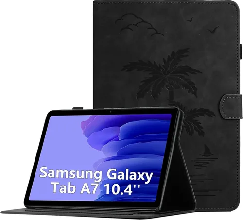 Case for Samsung Galaxy Tab A7 10.4 Inch 2020 (SM-T500/T505/T507) - Multi-Angle Viewing PU Leather Folio Case with Magnetic Clasp, Auto Wake/Sleep