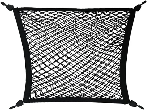 Vista 7 de BestEvMod Red de carga para maletero frontal, estilo sobre, compatible con Ford F-150 Lightning 2025 2022-2024, accesorios Lightning, gancho extra