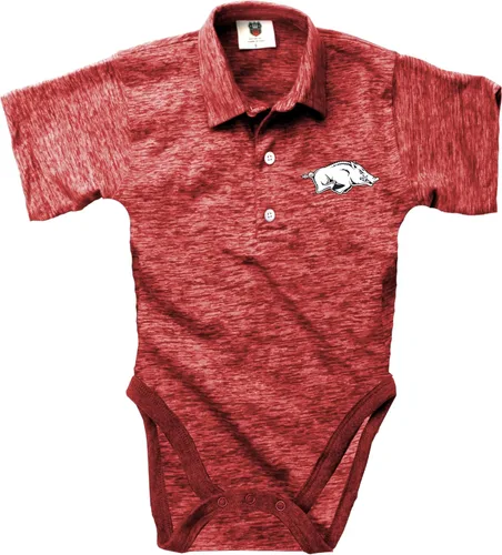 Vista 4 de Wes and Willy Baby Sports Fan Polo Snap Suit Romper Infantil Nublado Hilado Golf Creeper