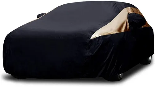Vista 10 de Titan Premium - Funda de coche PEVA multicapa para sedanes compactos de 176 a 185 pulgadas. Impermeable, protección UV, forro protector