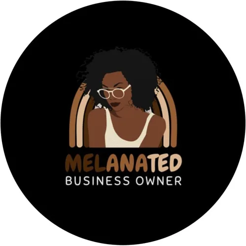 Vista 3 de Melanated Business Owner Black Woman Pride African PopGrip intercambiable American PopSockets