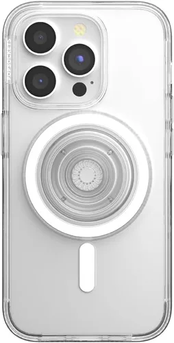 Vista 8 de PopSockets Funda para iPhone 15 con agarre redondo para teléfono compatible con MagSafe, funda de teléfono para iPhone 15, compatible con carga