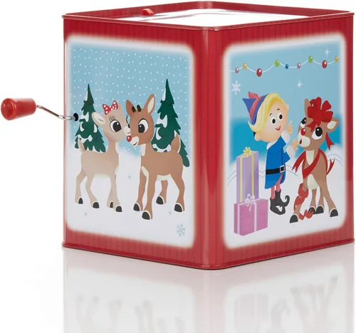 Vista 4 de Rudolph, el reno de nariz roja Caja Sorpresa