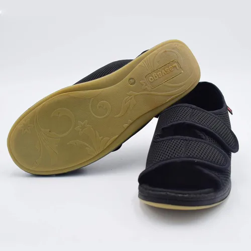 Vista 7 de Mei MACLEOD Cómodas pantuflas de casa con edema y artritis para diabéticos y pies planos hinchados para mujer, 10 ancho