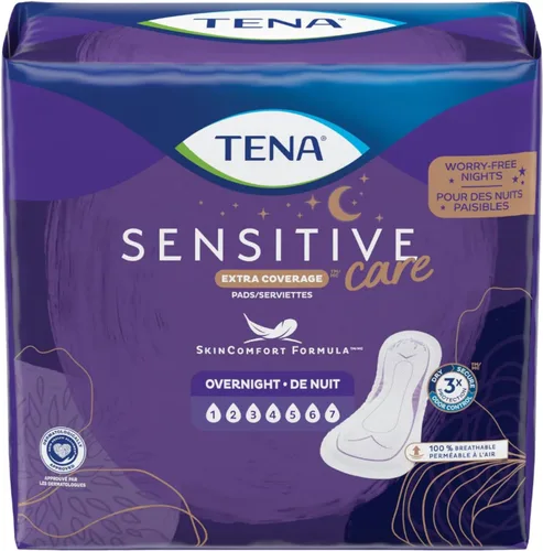 TENA Intimates Overnight - Toallas para incontinencia