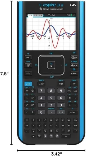 Vista 9 de Texas Instruments Calculadora gráfica de color TI-Nspire CX II CAS con software para estudiantes (PC/Mac)