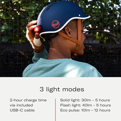 Vista 4 de Thousand Luz magnética para casco Heritage 2.0