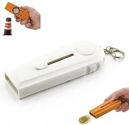 Vista 2 de Cap Zappa Abridor de botellas de cerveza Cap Launcher Shooter Spinning Hat Cap de incendios. Disparar más de 5 metros - Color aleatorio.