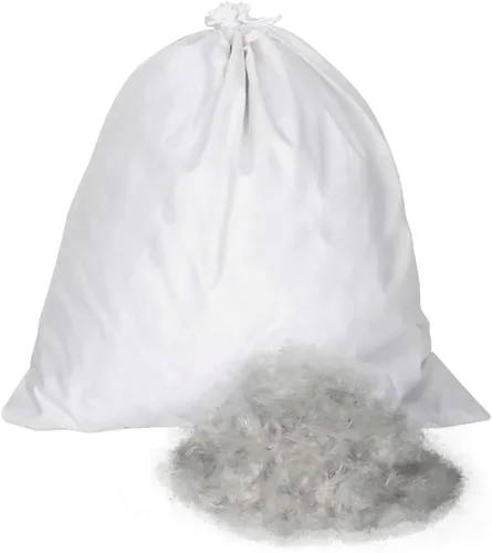 East Coast Bedding Bulk Mezcla de Plumón y Plumas de Ganso 10/90 - Gris - Relleno de Calidad Premium para Almohadas, Cama, Manta, Sofá, Almohada