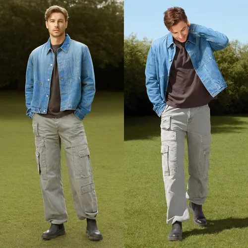 Vista 3 de Jousen Chelsea - Botas informales al tobillo, sin cordones, impermeables, para hombre