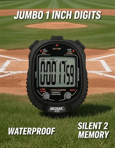 Vista 2 de Ultrak Contador de tono 430 y velocidad de tono con 2 cronómetros de memoria