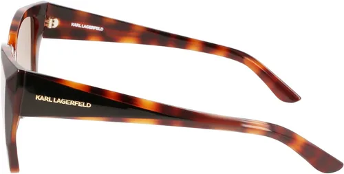 Vista 3 de Karl Lagerfeld KL6072S - Gafas de sol cuadradas para mujer, tortuga, talla única, Carey