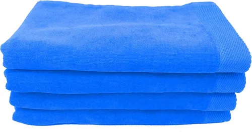 Vista 15 de BY LORA Toallas de algodón de terciopelo de rizo Felpa, secado rápido, duraderas y ecológicas Disponible en tamaños de toalla de playa, toalla