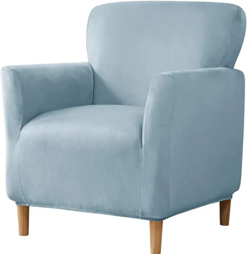 Vista 43 de XMAYODS Funda para silla de club, funda para silla de bañera, fundas suaves y redondas para silla de sofá, fundas de sofá con parte inferior #1