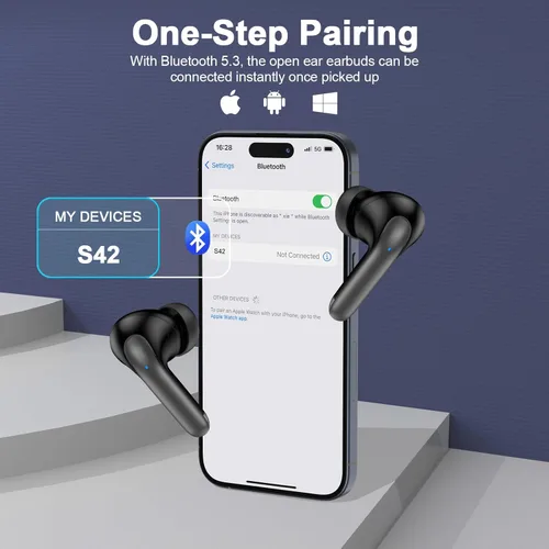 Vista 5 de Samsung - Auriculares inalámbricos Bluetooth para Samsung Galaxy A17 A16 A36 S26 S25 Ultra S24 S23 S22 Bluetooth 5.3 Auriculares con micrófono