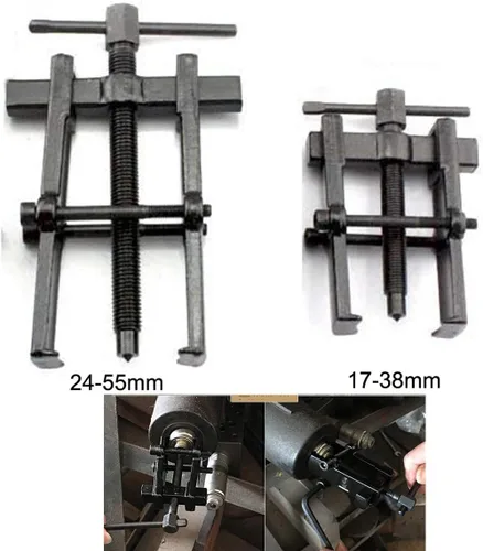 Vista 3 de Juego de remoción de rodamientos con dos patas, Auto, Negro