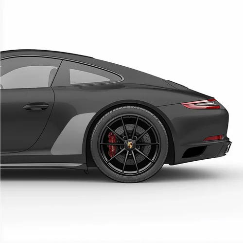 Vista 3 de Adhesivos de vinilo para guardabarros laterales con chip de roca lateral compatibles con Porsche 911 996 997 991 992 (991, azul)