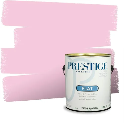 Vista 332 de Prestige Paints Pintura exterior e imprimación en uno, 1 galón, plano, coincidencia comparable de Valspar* Amber Rose*