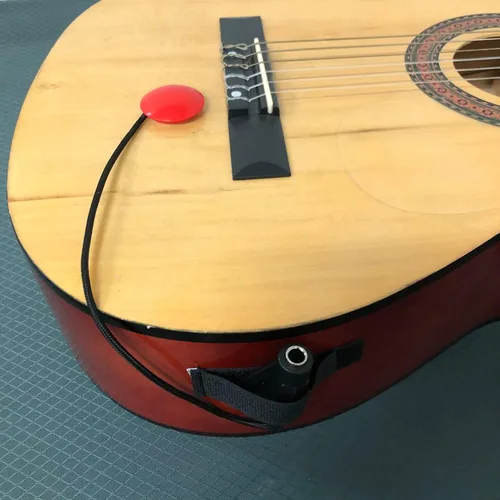 Vista 2 de Micrófono de contacto Pastilla piezoeléctrica Violín Micrófono Pickup Violonchelo Banjo Ukelele Mandolina Guitarra Micrófono Pickup